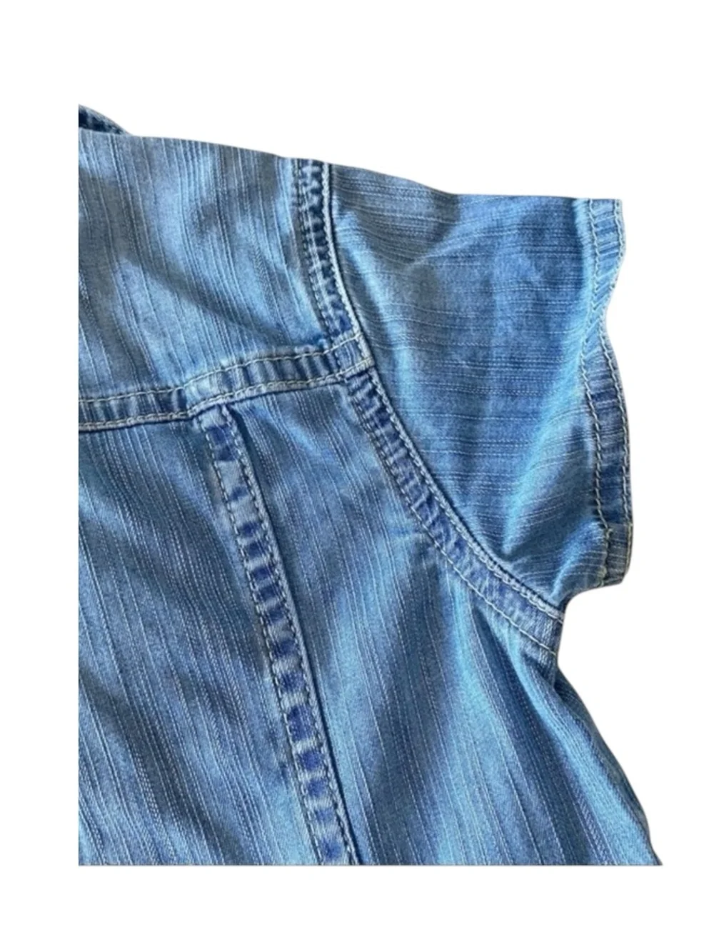 Diesel ⍟ Denim A-Line Dress ⍟ Blue Jeans ⍟ with Patches ⍟ Girl’s 3 3T 97 cm ⍟ - Picture 14 of 16